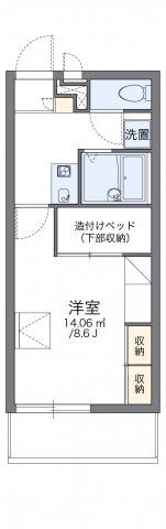 尼崎市武庫川町(阪神本線尼崎センタープール前駅)のマンション賃貸物件 間取画像 尼崎市武庫川町(阪神本線尼崎センタープール前駅)のマンション賃貸物件 間取画像