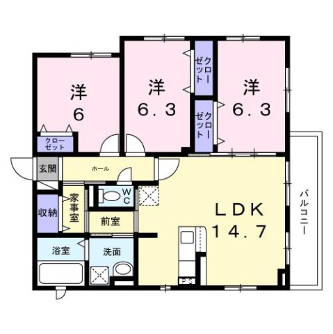 尼崎市神田南通(阪神本線出屋敷駅)のアパート賃貸物件 間取画像 尼崎市神田南通(阪神本線出屋敷駅)のアパート賃貸物件 間取画像