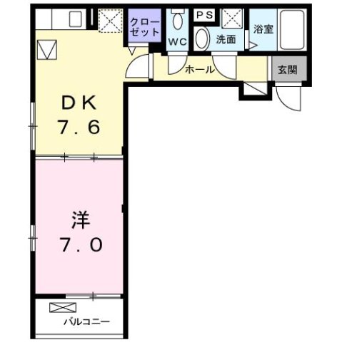 尼崎市立花町(JR東海道本線(近畿)立花駅)のアパート賃貸物件 間取画像 尼崎市立花町(JR東海道本線(近畿)立花駅)のアパート賃貸物件 間取画像