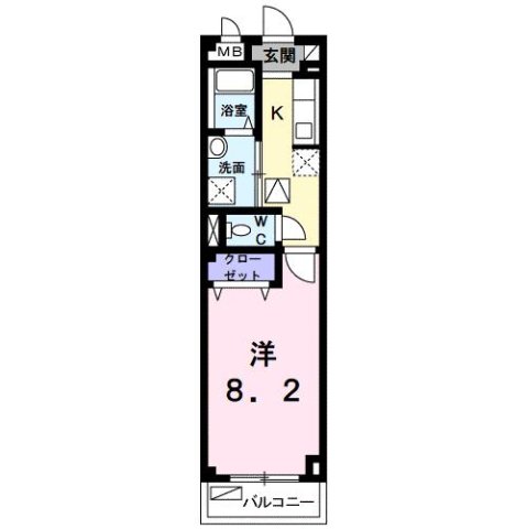 尼崎市三反田町(JR東海道本線(近畿)立花駅)のアパート賃貸物件 間取画像 尼崎市三反田町(JR東海道本線(近畿)立花駅)のアパート賃貸物件 間取画像
