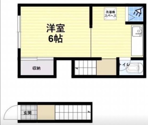 尼崎市西大物町(阪神本線大物駅)のアパート賃貸物件 間取画像 尼崎市西大物町(阪神本線大物駅)のアパート賃貸物件 間取画像