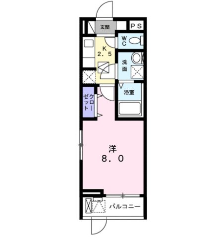 尼崎市三反田町(JR東海道本線(近畿)立花駅)のアパート賃貸物件 間取画像 尼崎市三反田町(JR東海道本線(近畿)立花駅)のアパート賃貸物件 間取画像
