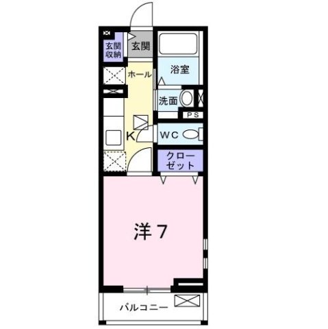 尼崎市東園田町(阪急神戸線園田駅)のアパート賃貸物件 間取画像 尼崎市東園田町(阪急神戸線園田駅)のアパート賃貸物件 間取画像