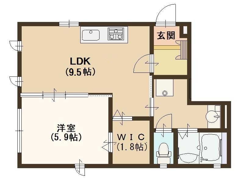尼崎市東難波町(阪神本線尼崎駅)のアパート賃貸物件 間取画像 尼崎市東難波町(阪神本線尼崎駅)のアパート賃貸物件 間取画像