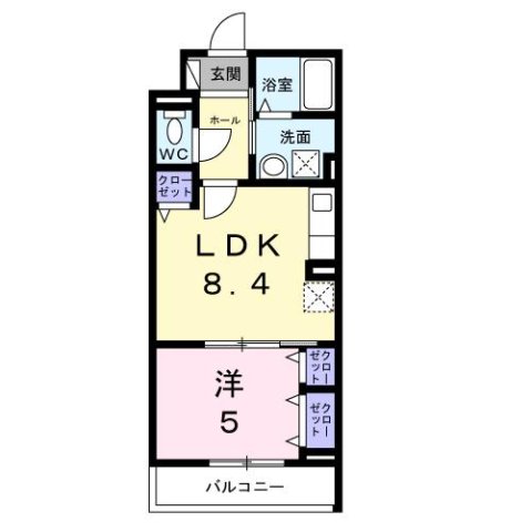 尼崎市神崎町(阪急神戸線園田駅)のアパート賃貸物件 間取画像 尼崎市神崎町(阪急神戸線園田駅)のアパート賃貸物件 間取画像