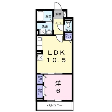 尼崎市神崎町(阪急神戸線園田駅)のアパート賃貸物件 間取画像 尼崎市神崎町(阪急神戸線園田駅)のアパート賃貸物件 間取画像