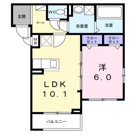 尼崎市今福(阪神本線杭瀬駅)のアパート賃貸物件 間取画像 尼崎市今福(阪神本線杭瀬駅)のアパート賃貸物件 間取画像