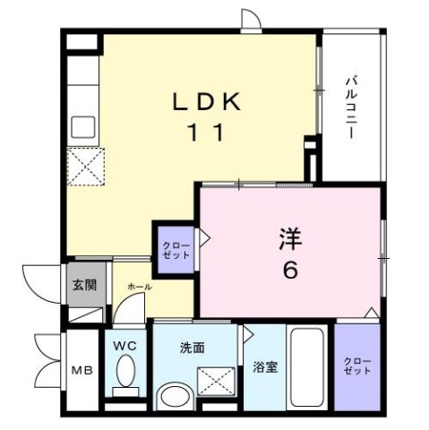 尼崎市東難波町(阪神本線尼崎駅)のアパート賃貸物件 間取画像 尼崎市東難波町(阪神本線尼崎駅)のアパート賃貸物件 間取画像