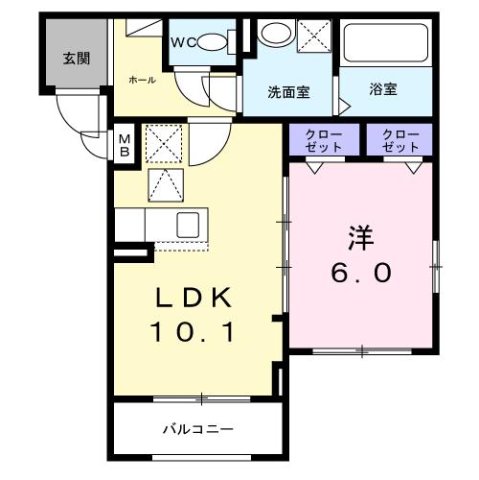 尼崎市今福(阪神本線杭瀬駅)のアパート賃貸物件 間取画像 尼崎市今福(阪神本線杭瀬駅)のアパート賃貸物件 間取画像