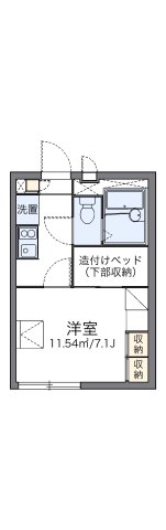 尼崎市西川(JR東海道本線(近畿)尼崎駅)のアパート賃貸物件 間取画像 尼崎市西川(JR東海道本線(近畿)尼崎駅)のアパート賃貸物件 間取画像