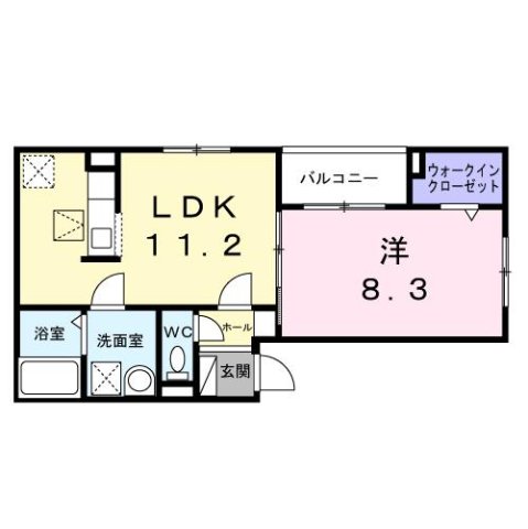 尼崎市若王寺(阪急神戸線園田駅)のアパート賃貸物件 間取画像 尼崎市若王寺(阪急神戸線園田駅)のアパート賃貸物件 間取画像