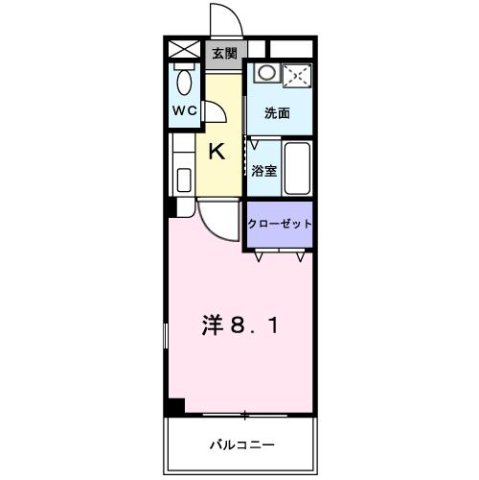 尼崎市武庫町(阪急神戸線武庫之荘駅)のマンション賃貸物件 間取画像 尼崎市武庫町(阪急神戸線武庫之荘駅)のマンション賃貸物件 間取画像
