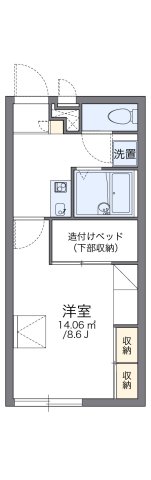 尼崎市築地(阪神本線大物駅)のアパート賃貸物件 間取画像 尼崎市築地(阪神本線大物駅)のアパート賃貸物件 間取画像