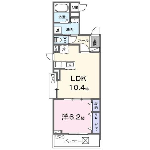 尼崎市水堂町(JR東海道本線(近畿)立花駅)のアパート賃貸物件 間取画像 尼崎市水堂町(JR東海道本線(近畿)立花駅)のアパート賃貸物件 間取画像