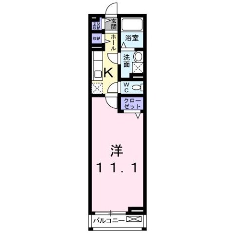 尼崎市田能(JR福知山線猪名寺駅)のアパート賃貸物件 間取画像 尼崎市田能(JR福知山線猪名寺駅)のアパート賃貸物件 間取画像