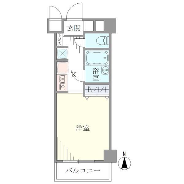 尼崎市立花町(JR東海道本線(近畿)立花駅)のマンション賃貸物件 間取画像 尼崎市立花町(JR東海道本線(近畿)立花駅)のマンション賃貸物件 間取画像