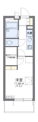 尼崎市大庄北(JR東海道本線(近畿)立花駅)のマンション賃貸物件 間取画像 尼崎市大庄北(JR東海道本線(近畿)立花駅)のマンション賃貸物件 間取画像