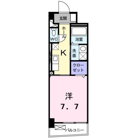 尼崎市口田中(JR福知山線猪名寺駅)のマンション賃貸物件 間取画像 尼崎市口田中(JR福知山線猪名寺駅)のマンション賃貸物件 間取画像