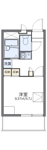 尼崎市田能(JR福知山線猪名寺駅)のマンション賃貸物件 間取画像 尼崎市田能(JR福知山線猪名寺駅)のマンション賃貸物件 間取画像