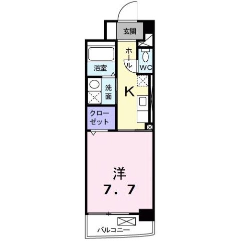 尼崎市口田中(JR福知山線猪名寺駅)のマンション賃貸物件 間取画像 尼崎市口田中(JR福知山線猪名寺駅)のマンション賃貸物件 間取画像