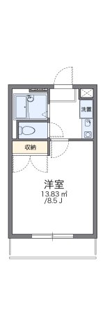 尼崎市御園(JR福知山線塚口駅)のマンション賃貸物件 間取画像 尼崎市御園(JR福知山線塚口駅)のマンション賃貸物件 間取画像