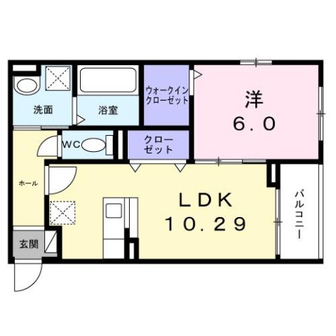 尼崎市長洲中通(阪神本線大物駅)のアパート賃貸物件 間取画像 尼崎市長洲中通(阪神本線大物駅)のアパート賃貸物件 間取画像