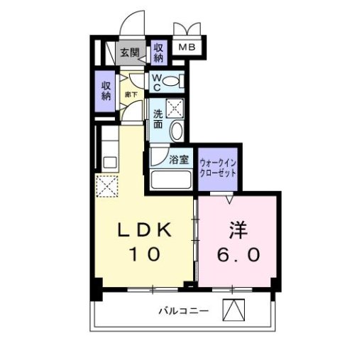 尼崎市下坂部(JR東海道本線(近畿)尼崎駅)のマンション賃貸物件 間取画像 尼崎市下坂部(JR東海道本線(近畿)尼崎駅)のマンション賃貸物件 間取画像