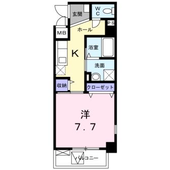 尼崎市塚口本町(阪急神戸線塚口駅)のマンション賃貸物件 間取画像 尼崎市塚口本町(阪急神戸線塚口駅)のマンション賃貸物件 間取画像