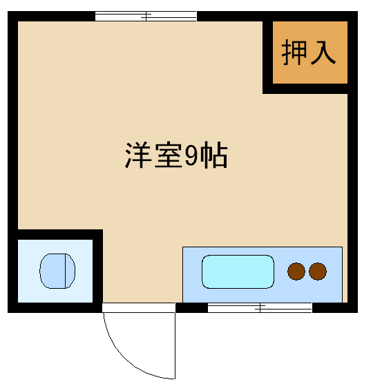 尼崎市杭瀬北新町（阪神本線大物駅）のアパート賃貸物件 間取画像