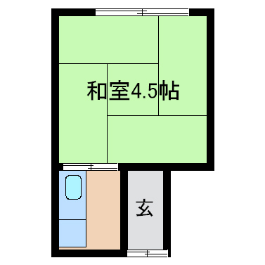 尼崎市汐町（阪神本線出屋敷駅）のアパート賃貸物件 間取画像