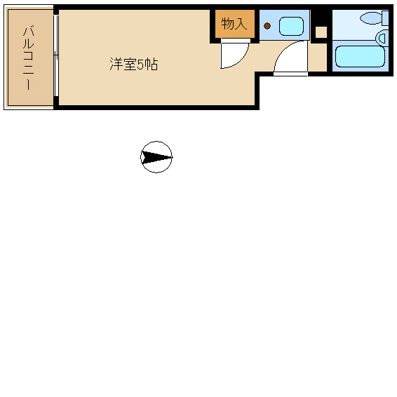 尼崎市南竹谷町(阪神本線出屋敷駅)のマンション賃貸物件 間取画像 尼崎市南竹谷町(阪神本線出屋敷駅)のマンション賃貸物件 間取画像