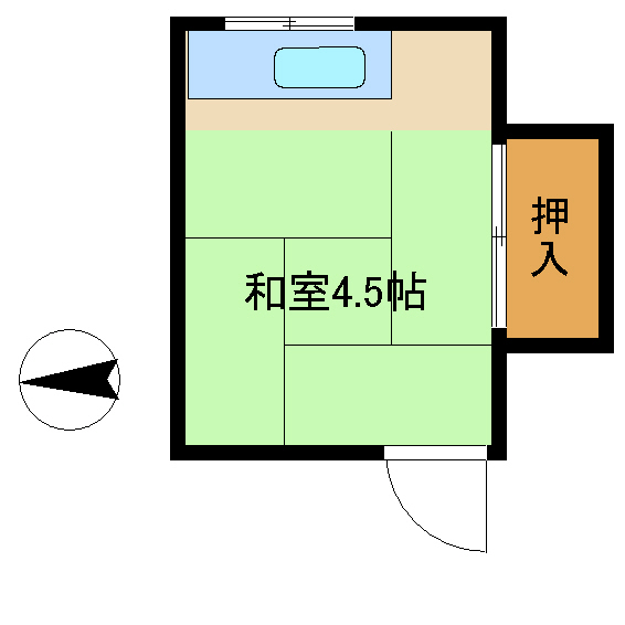 尼崎市道意町（阪神本線尼崎センタープール前駅）のアパート賃貸物件 間取画像