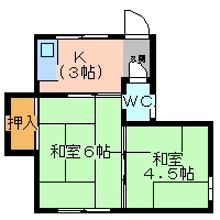 尼崎市杭瀬本町(阪神本線杭瀬駅)のマンション賃貸物件 間取画像 尼崎市杭瀬本町(阪神本線杭瀬駅)のマンション賃貸物件 間取画像