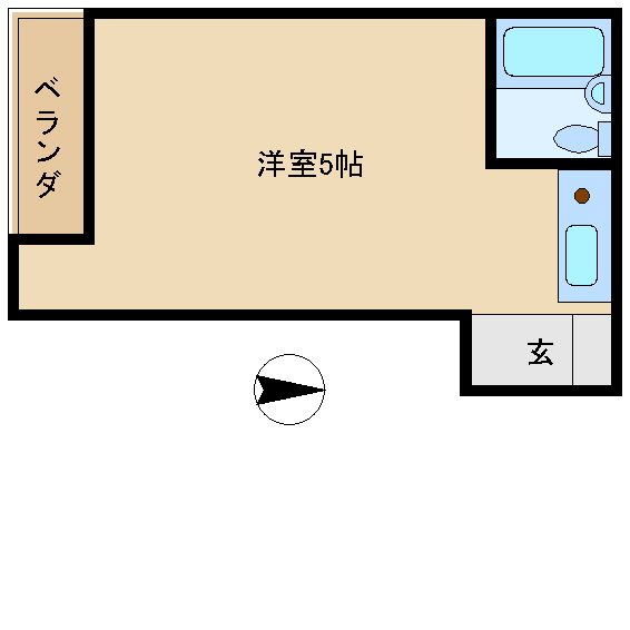 尼崎市長洲中通(JR東海道本線(近畿)尼崎駅)のマンション賃貸物件 間取画像 尼崎市長洲中通(JR東海道本線(近畿)尼崎駅)のマンション賃貸物件 間取画像