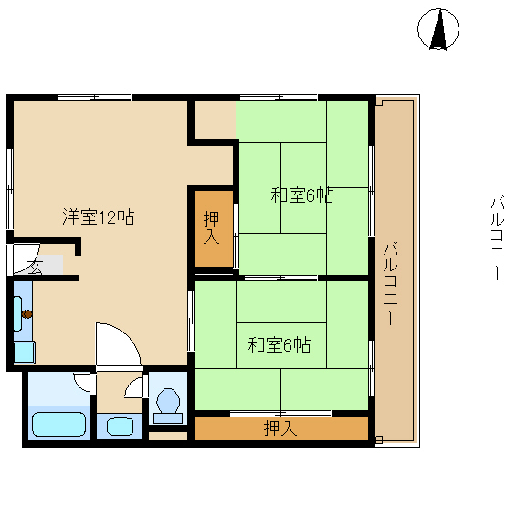 尼崎市浜(JR東海道本線(近畿)尼崎駅)のマンション賃貸物件 間取画像 尼崎市浜(JR東海道本線(近畿)尼崎駅)のマンション賃貸物件 間取画像