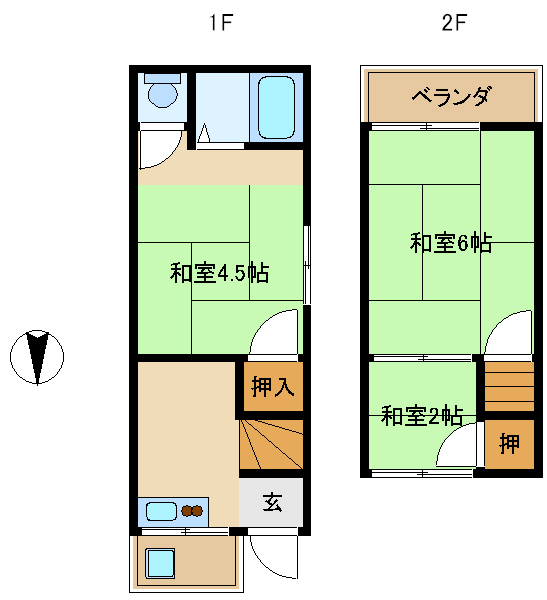 尼崎市下坂部(JR東海道本線(近畿)尼崎駅)のアパート賃貸物件 間取画像 尼崎市下坂部(JR東海道本線(近畿)尼崎駅)のアパート賃貸物件 間取画像
