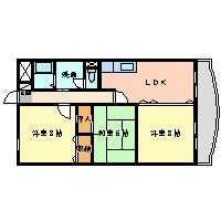 尼崎市久々知(JR東海道本線(近畿)尼崎駅)のマンション賃貸物件 間取画像 尼崎市久々知(JR東海道本線(近畿)尼崎駅)のマンション賃貸物件 間取画像