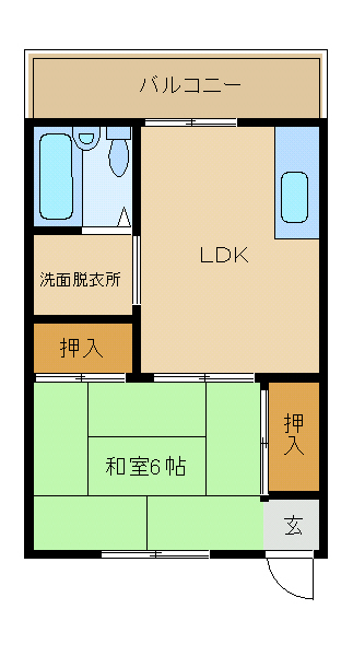 尼崎市稲葉元町(JR東海道本線(近畿)立花駅)のアパート賃貸物件 間取画像 尼崎市稲葉元町(JR東海道本線(近畿)立花駅)のアパート賃貸物件 間取画像