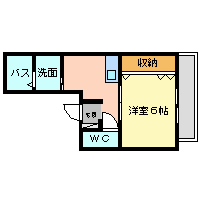 尼崎市大西町(JR東海道本線(近畿)立花駅)のマンション賃貸物件 間取画像 尼崎市大西町(JR東海道本線(近畿)立花駅)のマンション賃貸物件 間取画像