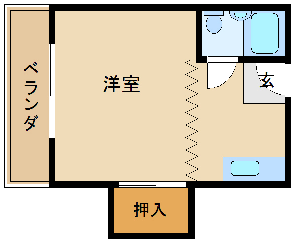 尼崎市立花町(JR東海道本線(近畿)立花駅)のマンション賃貸物件 間取画像 尼崎市立花町(JR東海道本線(近畿)立花駅)のマンション賃貸物件 間取画像