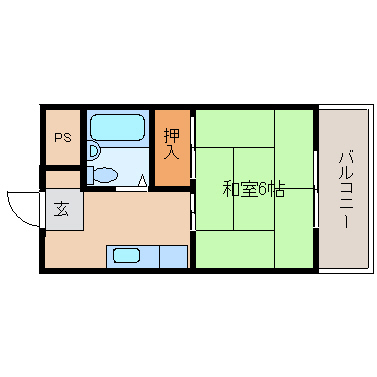 尼崎市南武庫之荘(JR東海道本線(近畿)立花駅)のマンション賃貸物件 間取画像 尼崎市南武庫之荘(JR東海道本線(近畿)立花駅)のマンション賃貸物件 間取画像