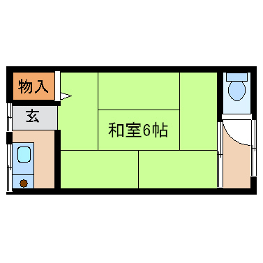 尼崎市西難波町（ＪＲ東海道本線（近畿）立花駅）のアパート賃貸物件 間取画像