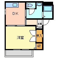 尼崎市西立花町(JR東海道本線(近畿)立花駅)のマンション賃貸物件 間取画像 尼崎市西立花町(JR東海道本線(近畿)立花駅)のマンション賃貸物件 間取画像