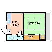 尼崎市三反田町(JR東海道本線(近畿)立花駅)のマンション賃貸物件 間取画像 尼崎市三反田町(JR東海道本線(近畿)立花駅)のマンション賃貸物件 間取画像
