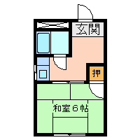 尼崎市三反田町(JR東海道本線(近畿)立花駅)のアパート賃貸物件 間取画像 尼崎市三反田町(JR東海道本線(近畿)立花駅)のアパート賃貸物件 間取画像