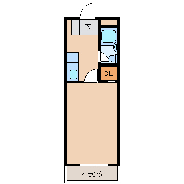 尼崎市小中島(阪急神戸線園田駅)のマンション賃貸物件 間取画像 尼崎市小中島(阪急神戸線園田駅)のマンション賃貸物件 間取画像