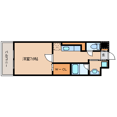 尼崎市昭和通(阪神本線出屋敷駅)のマンション賃貸物件 間取画像 尼崎市昭和通(阪神本線出屋敷駅)のマンション賃貸物件 間取画像