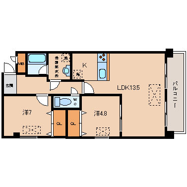 尼崎市武庫之荘東(阪急神戸線武庫之荘駅)のマンション賃貸物件 間取画像 尼崎市武庫之荘東(阪急神戸線武庫之荘駅)のマンション賃貸物件 間取画像