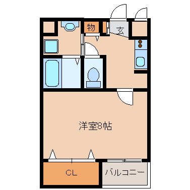 尼崎市南七松町(JR東海道本線(近畿)立花駅)のアパート賃貸物件 間取画像 尼崎市南七松町(JR東海道本線(近畿)立花駅)のアパート賃貸物件 間取画像
