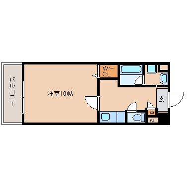 尼崎市御園(阪急神戸線塚口駅)のマンション賃貸物件 間取画像 尼崎市御園(阪急神戸線塚口駅)のマンション賃貸物件 間取画像